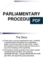 Parliamentary Procedure