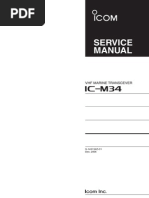 IC-M34 Service Manual