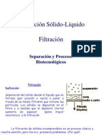 Separacion Solido Liquido Filtracion