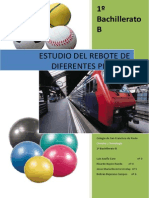 'Estudio Del Rebote de Diferentes Pelotas' (Proyecto Integrado, Curso 2010-2011)