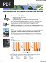 Diesel Particulate Filter, DPF