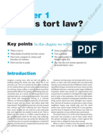 What Is Tort Law?: Key Points