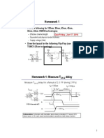 Homework 1: - Find The Following For 130nm, 90nm, 65nm, 45nm