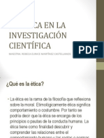 La Ética en La Investigación Científica