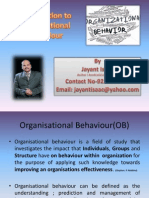 Organisational Behaviour