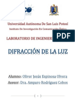 Reporte 03 - Difracción de La Luz