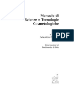 Manuale Di Scienze e Tecnologie Cosmetologiche