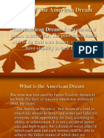 Themes of The American Dream