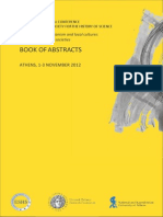 2.	Gianna Katsiampoura, Scientific Cosmopolitanism and Local Cultures: Religions, Ideologies, Societies, Book of Abstract, 5th International Conference of the European Society for the History of Science, Institute of Historical Research/National Hellenic Research Foundation, Athens 2012