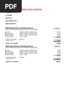 Build Up Rate Format - Hoarding