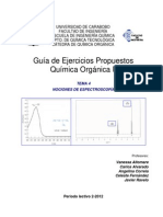 Tema 4. Guía de Ejercicios Cátedra QOII