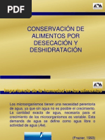 Conservacion de Alimentos Por Deshidratacion