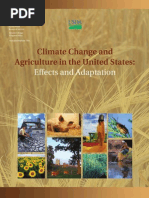 Climate Change and Agriculture in The United States: Effects and Adaptation