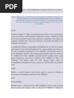 Douglas R. Cagas V. The Commission On Elections and Claude P. Bautista