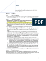 Regulations On Enrolment and Tuition Fees 2009-10