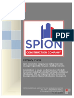 Spion Construction Profile 2013