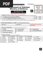 S T NS T N: Government of Pakistan Ministry of Defence