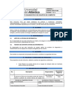 Instructivo Diagnostico de Equipos de Computo