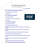 Analisis Estructural Avanzado