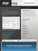 The Process The Overview: Electroless Nickel