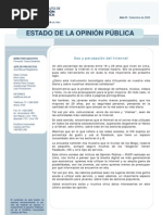 Boletín de Percepcion Del Internet