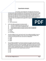 Quantitative Analysis Sectional Test