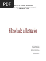 Filosofia de La Ilustracion