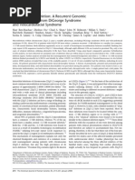 22Q11.2 Distal Deletion: A Recurrent Genomic Disorder Distinct From Digeorge Syndrome and Velocardiofacial Syndrome