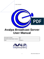 AvalpaBroadcastServerUserManual-v3 0