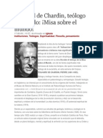 Teilhard de Chardin BUENISIMO