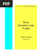 Information On Pure Common Law Trusts