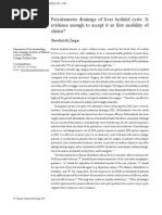 Editorial: Percutaneous Drainage of Liver Hydatid Cysts: Is Evidence Enough To Accept It As First Modality of Choice?