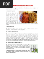 Gastronomía Chinchana