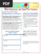 Math Newsletter 2013-14 K Cycle4