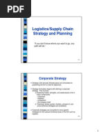 Logistics Planning and Strategy