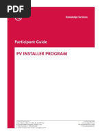 PV Installer Program-Participant Guide