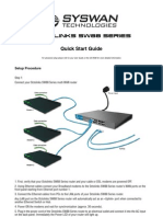 Syswan Octolinks SW88 Multi WAN Router Quick Installation Guide