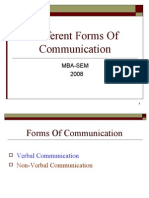 Different Forms of Communication