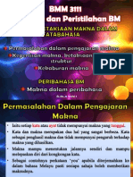 Permasalahan DLM Pengajaran Makna