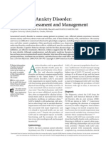 Generalized Anxiety Disorder: Practical Assessment and Management