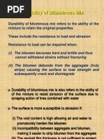 Durability of Bituminous Mix