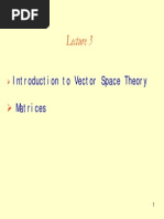 Introduction To Vector Space Theory Matrices