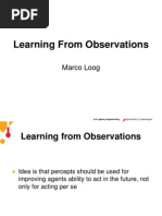 Learning From Observations