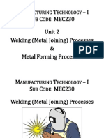 1 Unit 2 - Metal Joining Process