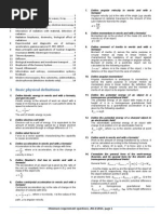 New Minimum Requirement Questions For Biophysics