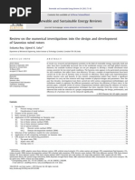 ++review On The Numerical Investigations Into The Design and Development of Savonius Wind Rotors