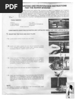 Ramer Binding Mouning Instructions