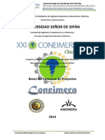 Bases Del Concurso de Proyectos XXI CONEIMERA