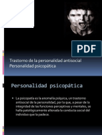 La Personalidad Psicopática