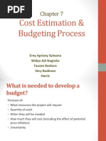 Bab VII Cost Estimation & Budgeting Process